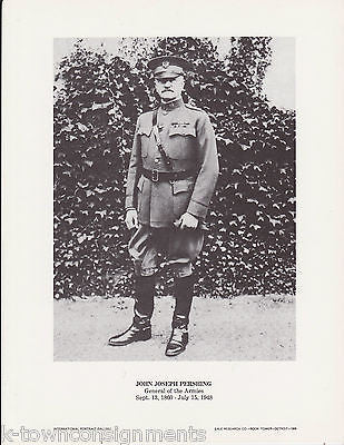 John Pershing General of the Armies Vintage Portrait Gallery Poster Photo Print - K-townConsignments