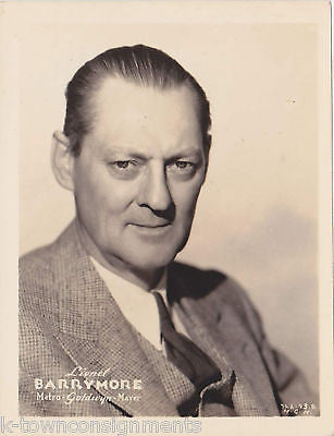 LIONEL BARRYMORE ACTOR VINTAGE MGM STUDIO PHOTO - K-townConsignments