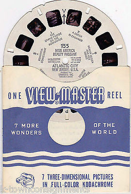 MISS AMERICA PAGEANT 1954 ATLANTIC CITY NJ VINTAGE VIEW-MASTER PHOTO REEL - K-townConsignments