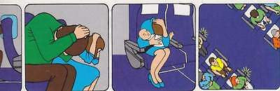 BRITISH AIRWAYS BOEING 747 IN-FLIGHT CABIN SAFETY ON BOARD GRAPHIC INSERT - K-townConsignments