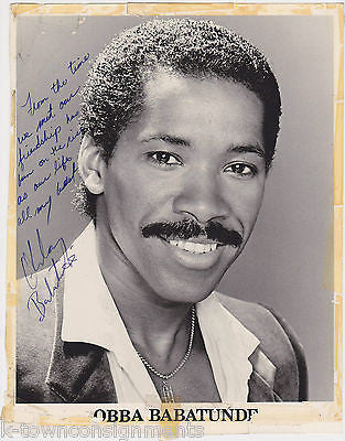 OBBA BABATUNDE STAGE & MOVIE ACTOR VINTAGE AUTOGRAPH SIGNED PROMO PHOTO - K-townConsignments