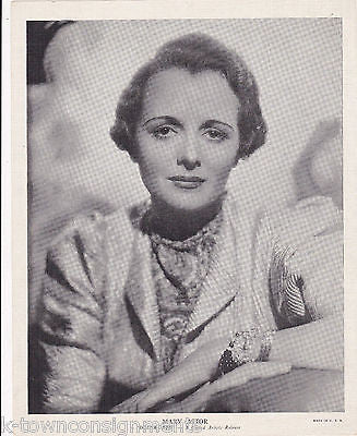 MARY ASTOR DODSWORTH MOVIE ACTRESS VINTAGE STUDIO PROMO PHOTO PRINT - K-townConsignments