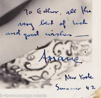 ARIANE VAILLANT ICE SKATING AUTOGRAPH SIGNED PHOTO - K-townConsignments