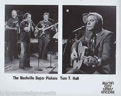 Nashville Super Pickers & Tom T Hall Vintage Austin City Limits Promo Photo - K-townConsignments