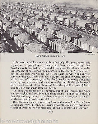 STEEL USE & HISTORY ANTIQUE ILLUSTRATED KIDS BOOK 1940 ESTHER GOULD - K-townConsignments