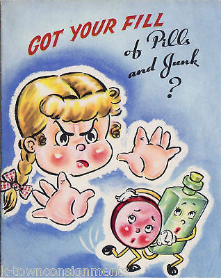 GET WELL VINTAGE GRAPHIC ART SPUNKY GREETINGS CARD - K-townConsignments