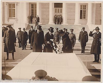 Calvin Coolidge & Military Generals White House Funeral Antique News Press Photo - K-townConsignments
