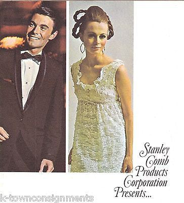 STANLEY COMB PRODUCTS VINTAGE HAIR STYLING SALON GRAPHIC ADVERTISING SALES FLYER - K-townConsignments
