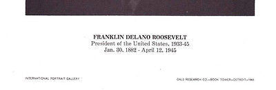 Franklin D. Roosevelt United States of America President Vintage Photo Print - K-townConsignments