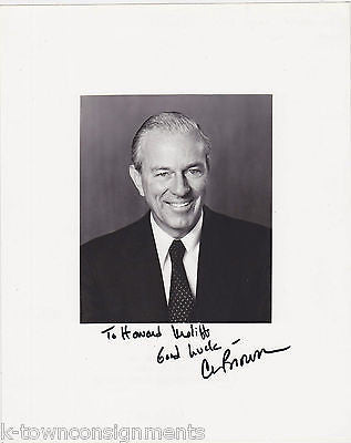 CHARLES BROWN C.L. BROWN AT&T CEO ORIGINAL AUTOGRAPH SIGNED PHOTOGRAPH - K-townConsignments