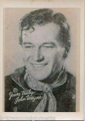 JOHN WAYNE WESTERN COWBOY MOVIE ACTOR VINTAGE MINI PROMO PHOTO - K-townConsignments