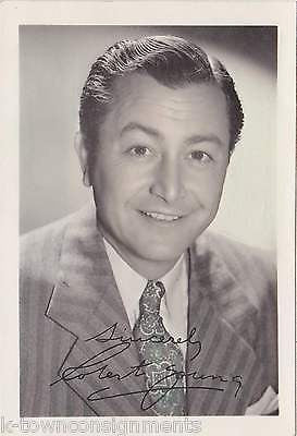 ROBERT YOUNG MOVIE ACTOR VINTAGE FACSIMILE AUTOGRAPH STUDIO PROMO PHOTO - K-townConsignments