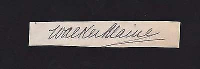 WALKER BLAINE US STATE DEPARTMENT OFFICIAL ORIGINAL AUTOGRAPH SIGNATURE CLIPPING - K-townConsignments