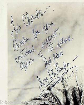 GREG PHILLINGANES R&B MUSIC SINGER VINTAGE AUTOGRAPH SIGNED STUDIO PROMO PHOTO - K-townConsignments