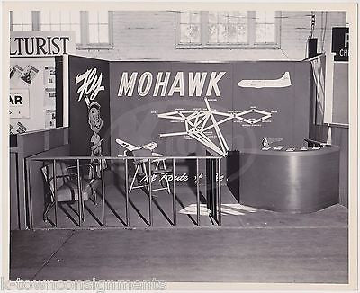 MOHAWK AIRLINES NATIVE AMERICAN THEME ADVERTISING DISPLAY VINTAGE PROMO PHOTO - K-townConsignments