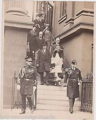 Calvin & Grace Coolidge Presidential Military Escort Antique News Press Photo - K-townConsignments