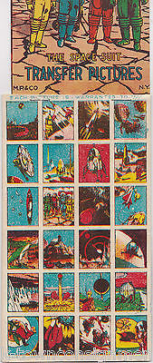 SPACE TRAVELERS ASTRONAUTS VINTAGE MP & Co KIDS TRANSFER STICKERS STORE DISPLAY - K-townConsignments