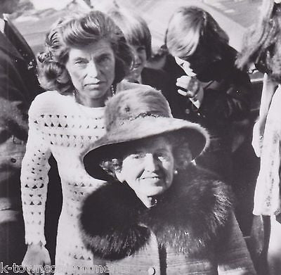 ROSE KENNEDY AT KATHLEEN KENNEDY WEDDING WASHINGTON DC VINTAGE NEWS PRESS PHOTO - K-townConsignments