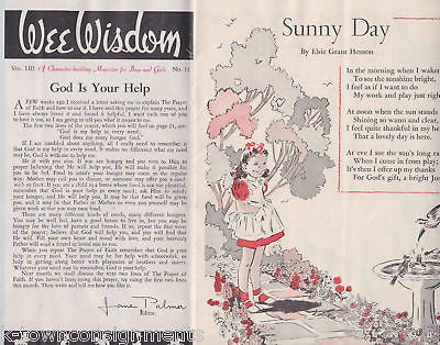WALTER OHLSON GRAPHIC ART KIDS VINTAGE MAGAZINE 1948 - K-townConsignments