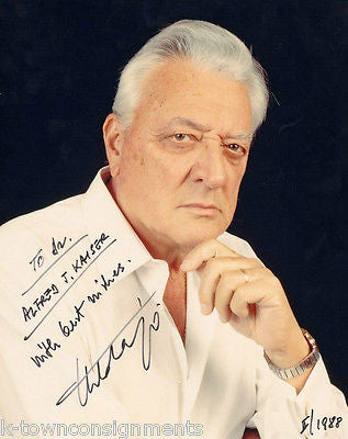 ITALO TAJO THEATER OPERA SINGER VINTAGE AUTOGRAPH SIGNED 8x10 STUDIO PHOTO - K-townConsignments