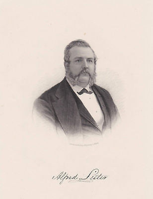 ALFRED LISTER ANTIQUE ATLANTIC Co ENGRAVING PRINT - K-townConsignments