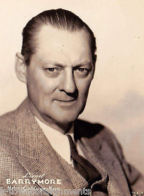 LIONEL BARRYMORE ACTOR VINTAGE MGM STUDIO PHOTO - K-townConsignments