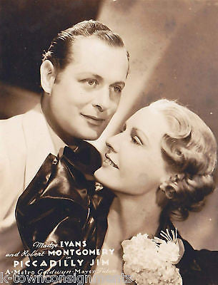 MADGE EVANS ROBERT MONTGOMERY VINTAGE MGM STUDIO PHOTO - K-townConsignments