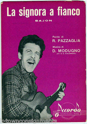 THE WANDERERS 'I GIROVAGHI' VINTAGE 1950s ITALIAN MOVIE SHEET MUSIC BOOK - K-townConsignments