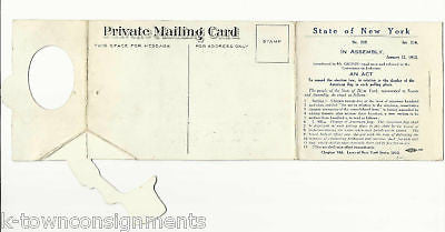 JAMES MONTGOMERY FLAGG AUTOGRAPH SIGNED UNCLE SAM PATRIOTIC ADVERTISING CARD - K-townConsignments