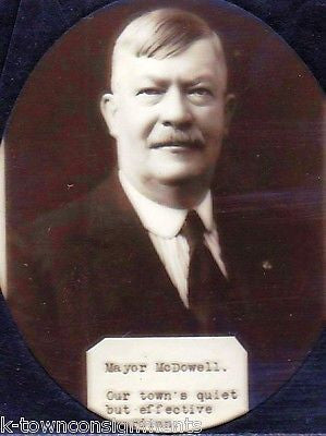 WESLEY S. McDOWELL CHESTER PA MAYOR ANTIQUE MAGIC LANTERN GLASS SLIDE PHOTO - K-townConsignments