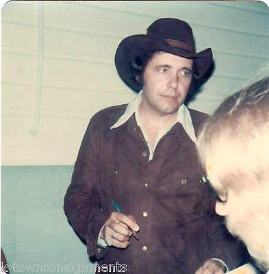 BOBBY BARE COUNTRY MUSIC SINGER ORIGINAL FAN CONCERT SNAPSHOT PHOTOS LOT - K-townConsignments