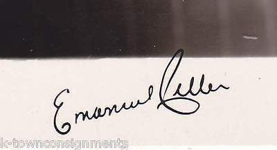 EMANUEL CELLER NEW YORK POLITICIAN VINTAGE AUTOGRAPH SIGNED HARRIS & EWING PHOTO - K-townConsignments
