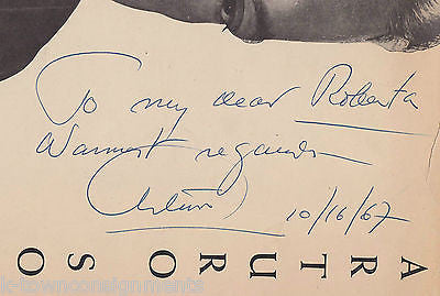 Arturo Somohano San Juan Symphony Orchestra Composer Autograph Signed Cover 1967 - K-townConsignments