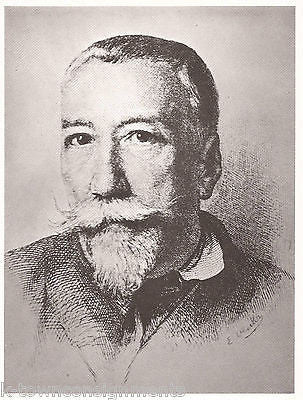 Anatole France French Novelist Vintage Portrait Gallery Poster Photo Print - K-townConsignments