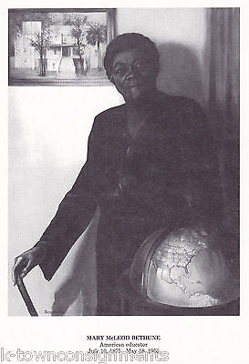 Mary McLeod Bethune Black Educator Vintage Portrait Gallery Poster Photo Print - K-townConsignments