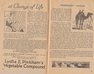 PINKHAM'S VEGETABLE COMPOUND PHARMACUETICAL MEDICINE ADVERTISING BOOK - K-townConsignments