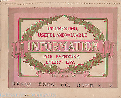 GOOD THINGS TO KNOW ANTIQUE PHARMACEUTICAL DRUG STORE HEALTH MEDICINE GUIDE - K-townConsignments