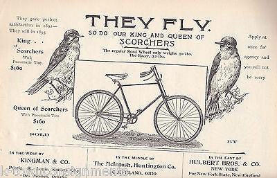 G J PNEUMATIC ROAD & RACING TIRES ANTIQUE 1890s GRAPHIC BICYCLE ADVERTISING BOOK - K-townConsignments