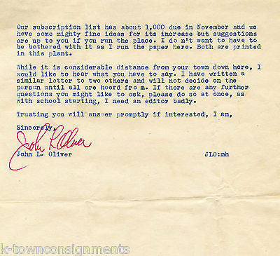 DIARY DONELSON TENNESEE VINTAGE 1950s SIGNED GRAPHIC AD STATIONERY LETTER - K-townConsignments