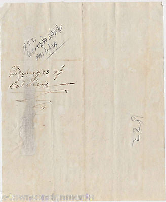 GEORGIA INDIAN WAR PERIOD BRIG GENERAL JESSE ROBINSON AUTOGRAPH SIGNED DISCHARGE - K-townConsignments