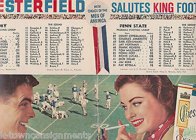 ARMY VS. PENN STATE VINTAGE JOE PATERNO ASST. NCAA FOOTBALL GAME PROGRAM 1959 - K-townConsignments