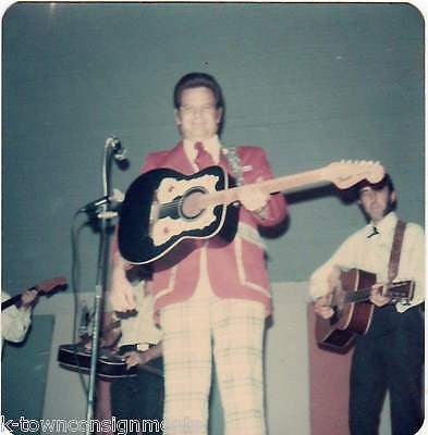 JOHNNY DOLLAR COUNTRY MUSIC SINGER ORIGINAL FAN CONCERT SNAPSHOT PHOTOS LOT - K-townConsignments