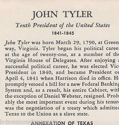JOHN TYLER & JOHN KNOX POLK MEXICAN WAR VINTAGE GRAPHIC ILLUSTRATION PRINT - K-townConsignments
