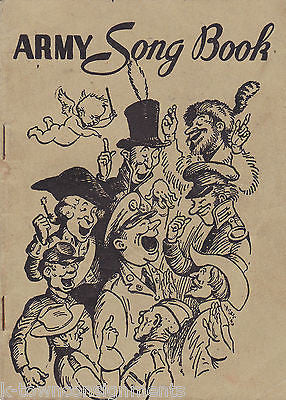ARMY SONG BOOK WWII ARMY MILITARY SOLDIERS FIELD SONG BOOK 1941 - K-townConsignments