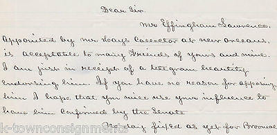 ALEXANDER COCHRAN PENNSYLVANIA CONGRESSMEN AUTOGRAPH SIGNED STATIONERY LETTER - K-townConsignments