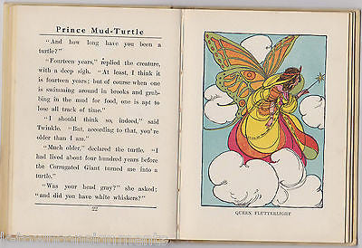 PRINCE MUDTURTLE FRANK BAUM ANTIQUE ILLUSTRATED FAIRY TALE BOOK W/ ORIG. JACKET - K-townConsignments