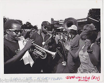 DIRTY DOZEN BRASS BAND NEW ORLEANS FUNK MUSIC VINTAGE STUDIO PROMO PHOTO - K-townConsignments