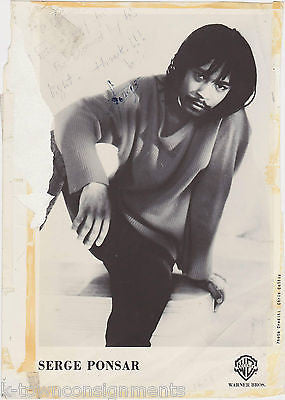 SERGE PONSAR R&B SOUL SINGER VINTAGE AUTOGRAPH SIGNED STUDIO PROMO PHOTO - K-townConsignments