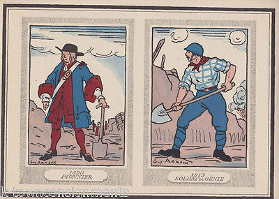 GUY ARNOUX FRENCH MILITARY GRAPHIC ART POSTER PRINT 319 - K-townConsignments