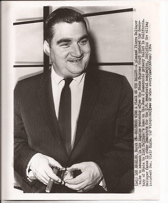 PIERRE SALINGER PRESS PHOTO SENATOR LOS ANGELES JOHN KENNEDY ABC NEWS ANCHOR - K-townConsignments